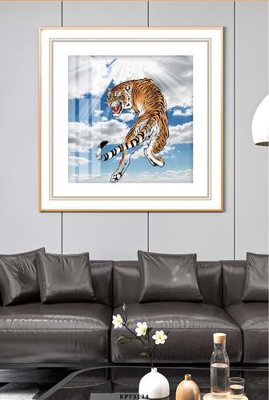 File gốc File tranh hiện đại pha lê gương KF73134 (phong cách) châu Âu