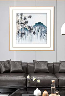 File tranh File tranh hiện đại pha lê gương KF73155 (gốc) chủ đề thành phố