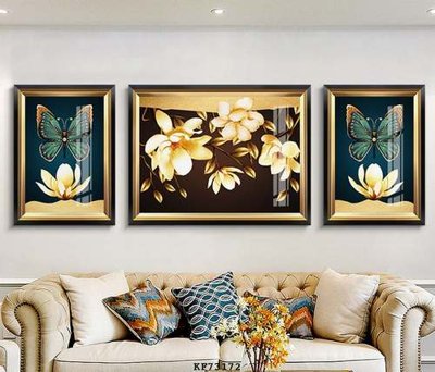 File ảnh File tranh hiện đại pha lê gương KF73172 (gốc) cho trang trí nhà hàng