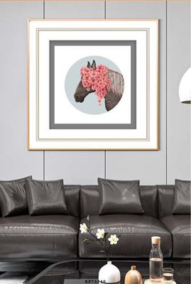 File PSD File tranh hiện đại pha lê gương KF73240 (gốc) cho in quảng cáo