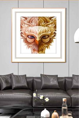 Tải file tranh gốc File tranh hiện đại pha lê gương KF73247 chất lượng cao