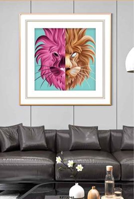 Download file File tranh hiện đại pha lê gương KF73248 (gốc) in mica đèn LED