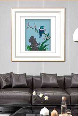 File tranh File tranh hiện đại pha lê gương KF73259 (ảnh gốc) in trần 3D