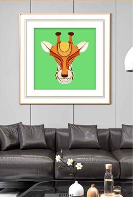 Download file tranh PSD File tranh hiện đại pha lê gương KF73287 để chỉnh sửa