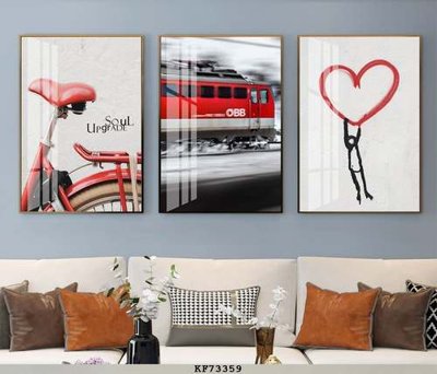 File ảnh File tranh hiện đại pha lê gương KF73359 (gốc) in quảng cáo ngoài trời