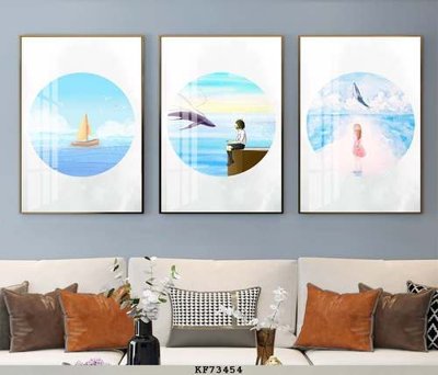 Hình ảnh file gốc in lụa File tranh hiện đại pha lê gương KF73454