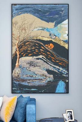 File gốc in ấn File tranh hiện đại pha lê gương KF73532 chất lượng vượt trội