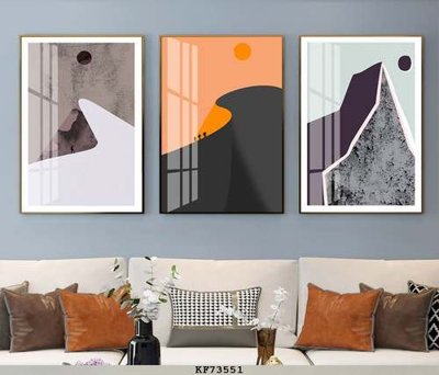 File gốc File tranh hiện đại pha lê gương KF73551 (in tráng gương) nghệ thuật