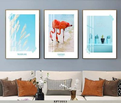 File in trần File tranh hiện đại pha lê gương KF73553 (bản gốc) phong cảnh