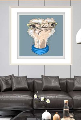 Tải file File tranh hiện đại pha lê gương KF73605 (gốc) chủ đề phong thủy