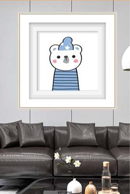 File in trần File tranh hiện đại pha lê gương KF73618 (bản gốc) 5D