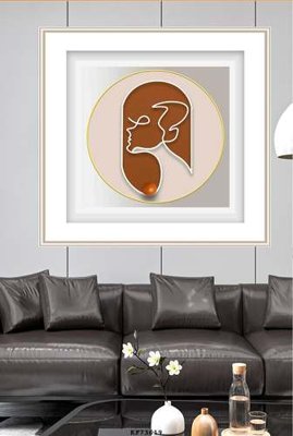 File gốc File tranh hiện đại pha lê gương KF73619 (PNG) nền trong suốt