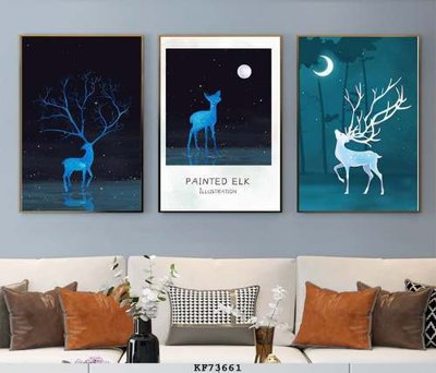 File tranh trang trí File tranh hiện đại pha lê gương KF73661 (file gốc)