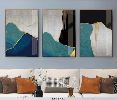 File in trần File tranh hiện đại pha lê gương KF73731 (file gốc) phong thủy