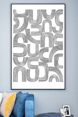 Download file gốc File tranh hiện đại pha lê gương KF73761 (in lụa) cao cấp