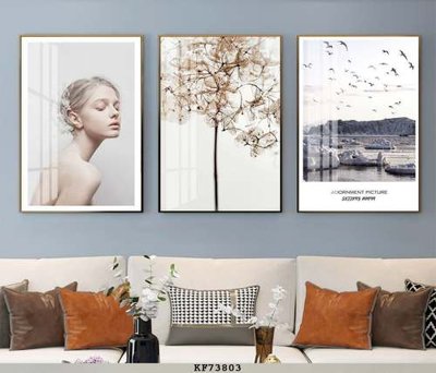 File gốc File tranh hiện đại pha lê gương KF73803 (cho in 3D) độc đáo