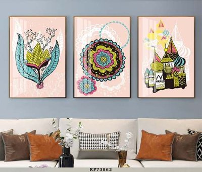 Download file gốc File tranh hiện đại pha lê gương KF73862 (in lụa) cao cấp