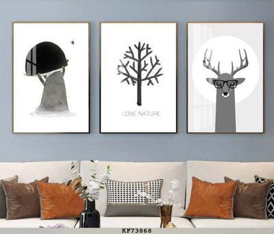 Ảnh gốc file in lụa File tranh hiện đại pha lê gương KF73868 chi tiết