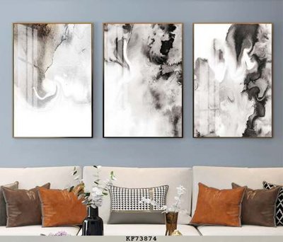 File in trần File tranh hiện đại pha lê gương KF73874 (file gốc) phong thủy