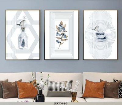 Hình ảnh file gốc File tranh hiện đại pha lê gương KF73893 cho in UV