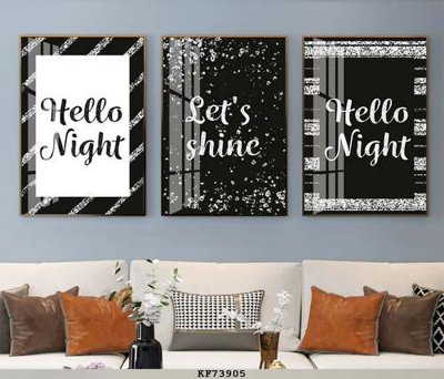 Ảnh gốc File tranh hiện đại pha lê gương KF73905 (siêu chi tiết) để in ấn