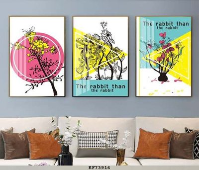 File gốc in ấn File tranh hiện đại pha lê gương KF73916 chuẩn màu CMYK