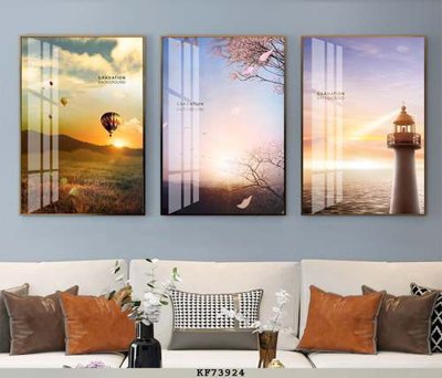 File tranh gốc File tranh hiện đại pha lê gương KF73924 (bản quyền) độc đáo