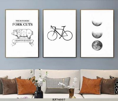 File ảnh File tranh hiện đại pha lê gương KF74007 (gốc) in Hiflex