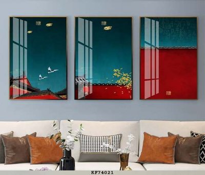 File PSD File tranh hiện đại pha lê gương KF74021 (nguyên gốc) chất lượng cao