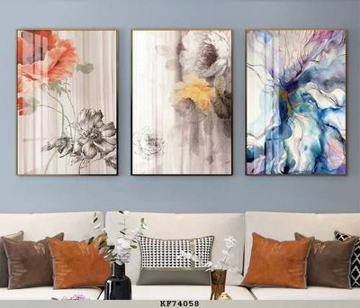 Mua file gốc File tranh hiện đại pha lê gương KF74058 (PSD) tại Filetranh.com