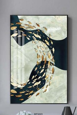 File gốc File tranh hiện đại pha lê gương KF74065 (cho in 3D) độc đáo