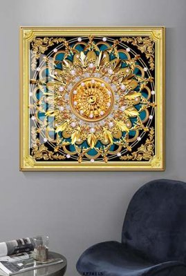 Tải file gốc File tranh hiện đại pha lê gương KF74115 (in bạt) quảng cáo