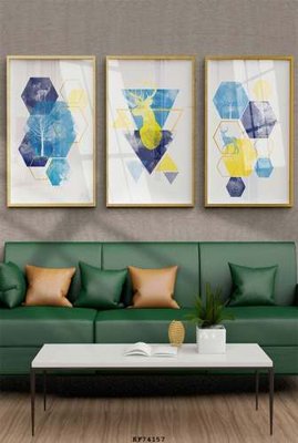 File in lụa File tranh hiện đại pha lê gương KF74157 (phong cảnh) File tranh hiện đại pha lê gương KF74157