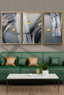 File gốc in ấn File tranh hiện đại pha lê gương KF74162 chuẩn màu CMYK