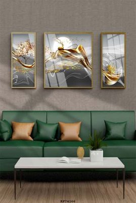 File gốc File tranh hiện đại pha lê gương KF74166 (ảnh chi tiết) để in trần