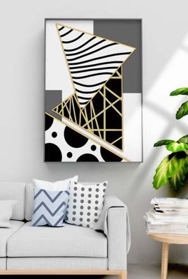 File tranh in trần 3D File tranh hiện đại pha lê gương KF74177 (ảnh gốc)