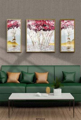 Tải file File tranh hiện đại pha lê gương KF74184 (gốc) làm file quảng cáo