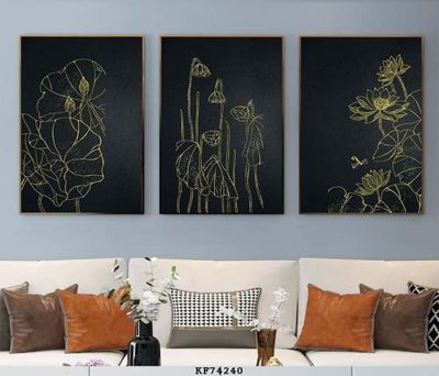 Tải về hình ảnh gốc File tranh hiện đại pha lê gương KF74240 sắc nét