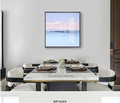 File gốc File tranh hiện đại pha lê gương KF74269 (in lụa) tranh mã đáo