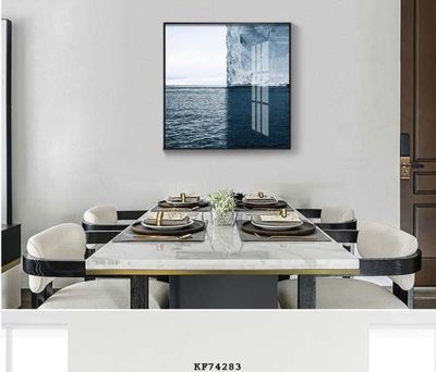 File tranh File tranh hiện đại pha lê gương KF74283 (bản gốc) in lụa dán tường