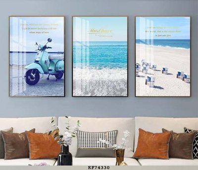 File gốc File tranh hiện đại pha lê gương KF74330 (cho in ấn) độc quyền