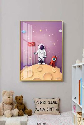 File tranh File tranh hiện đại pha lê gương KF74395 (gốc) chủ đề động vật