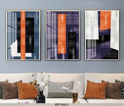 Download file File tranh hiện đại pha lê gương KF74421 (gốc) in mica đèn LED