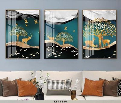 File gốc in ấn File tranh hiện đại pha lê gương KF74480 (sẵn sàng tải về)