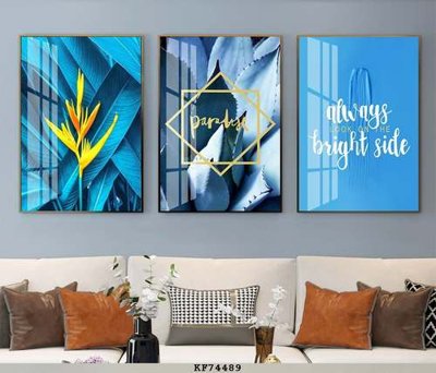 File tranh File tranh hiện đại pha lê gương KF74489 (bản gốc) in canvas