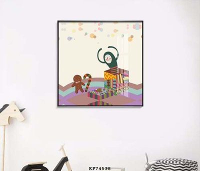 File in ấn File tranh hiện đại pha lê gương KF74538 (bản gốc) cao cấp