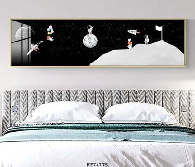 File gốc in mica File tranh hiện đại pha lê gương KF74775 chất lượng