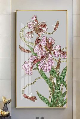 File PSD File tranh hiện đại pha lê gương KF74807 (nguyên gốc) chất lượng cao