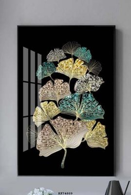 File gốc File tranh hiện đại pha lê gương KF74809 (bản quyền) cho in ấn