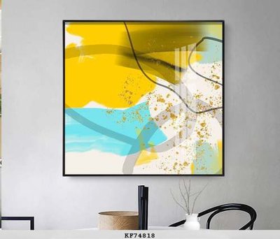 File gốc File tranh hiện đại pha lê gương KF74818 (PNG) nền trong suốt